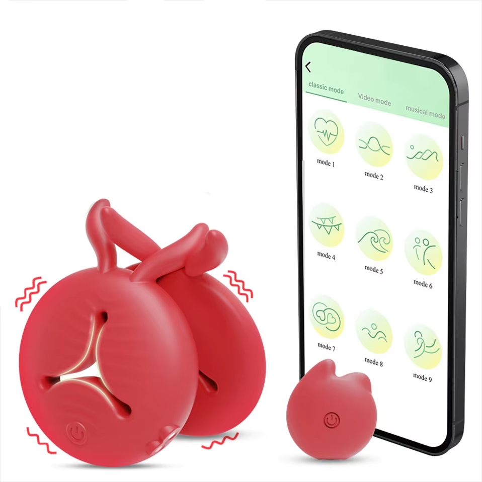 Women Accessories App - Sex Nipple Clamps APP Control Vibrator