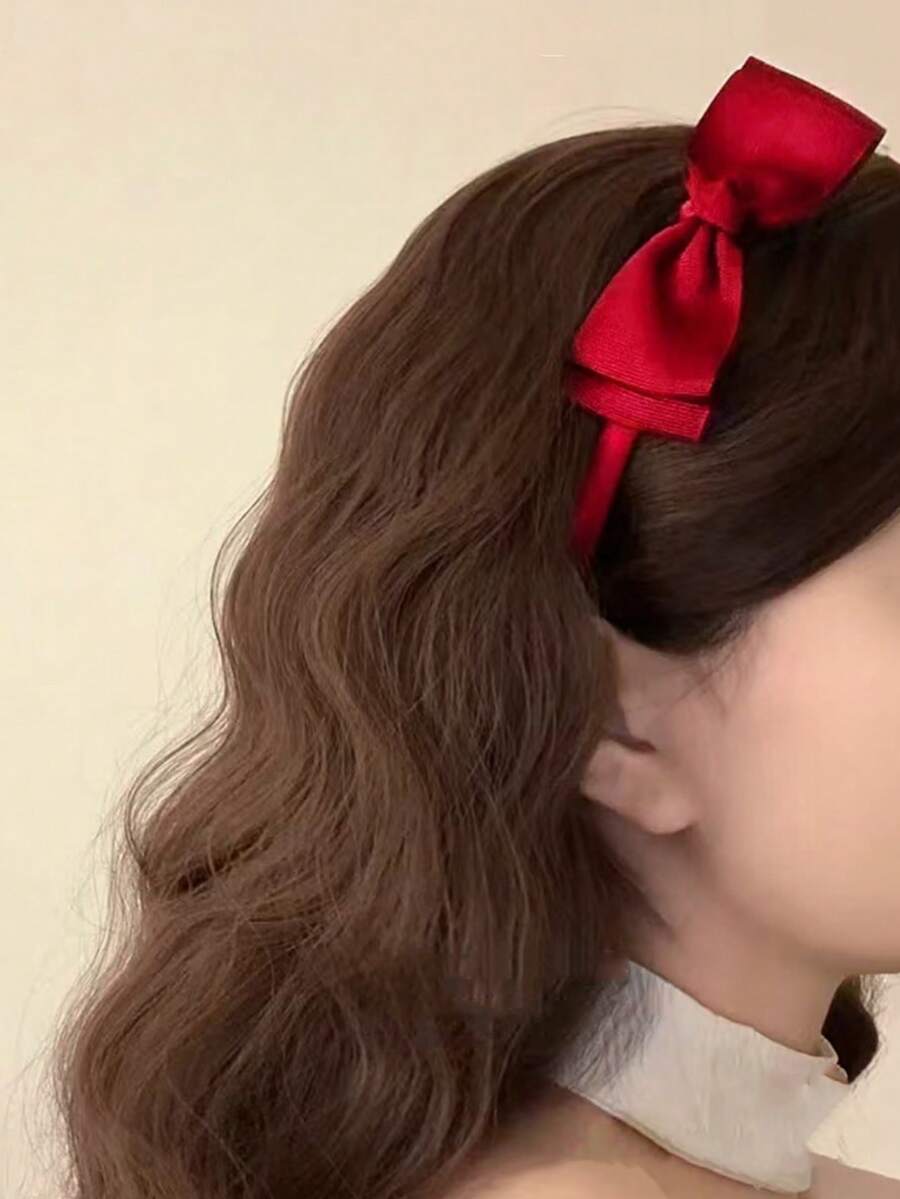 Women'S Formal Accessories - 1pc Women's Elegant Bow Headband, High-Quality