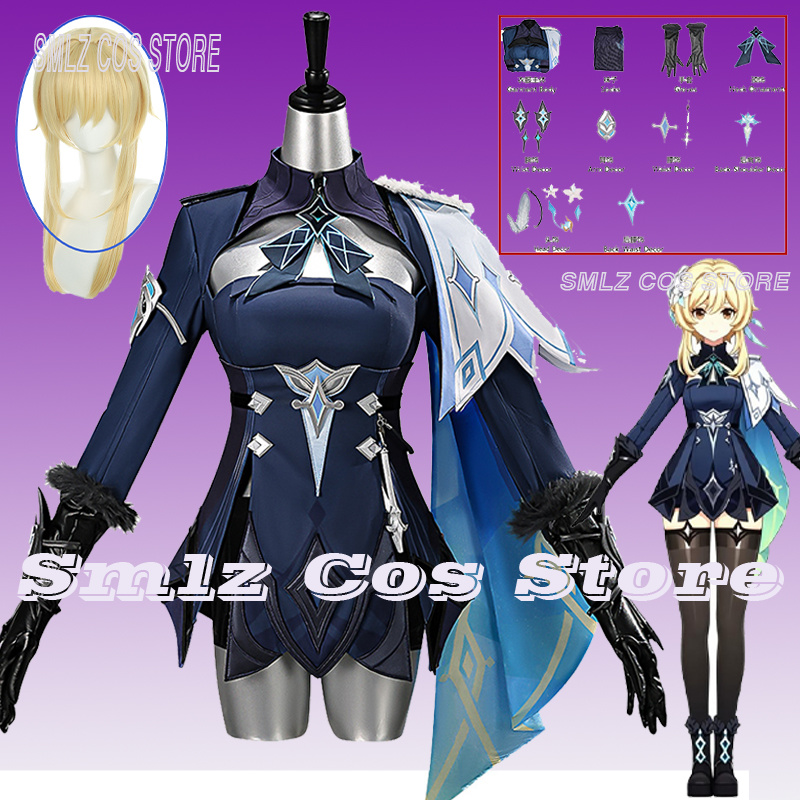 Women Accessories Set - 2026 Genshin Impact Traveler Lumine Cosplay