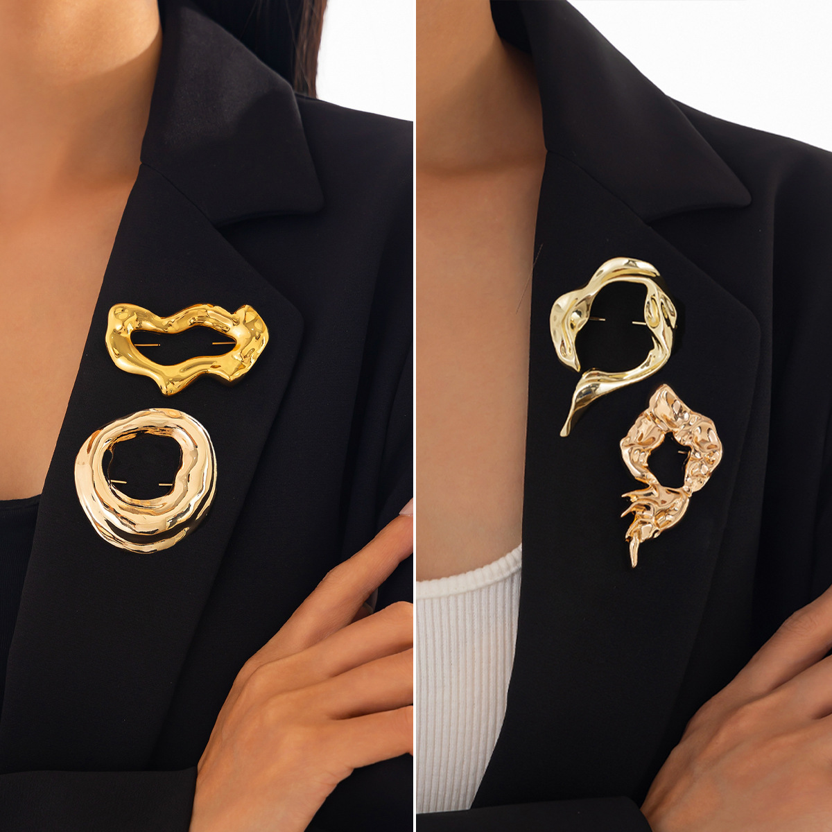 Women Accessories Trendy - New Fashion Irregular Brooches for Women