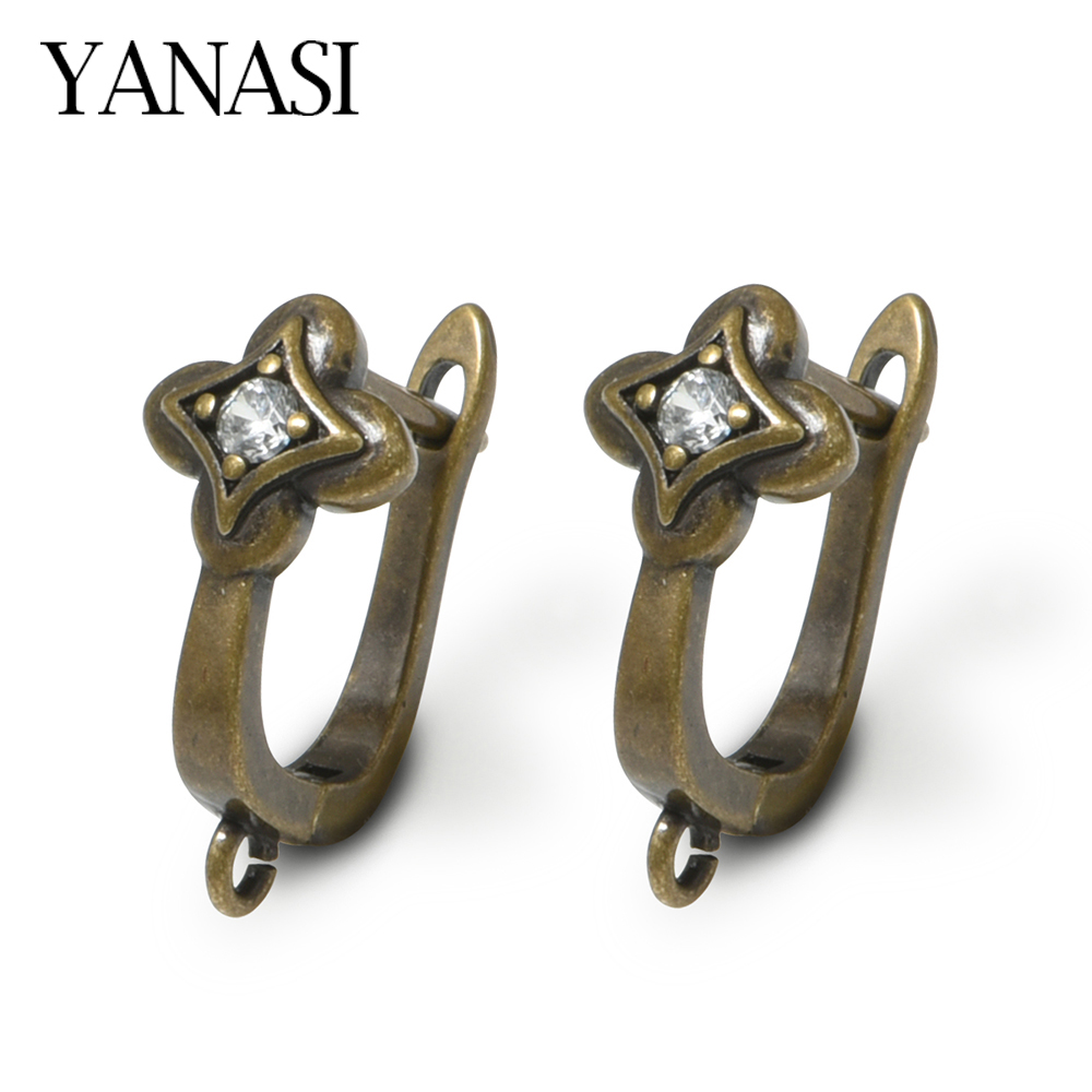 Women Accessories Earrings - NEW 1 Pair Antique Bronze Brass