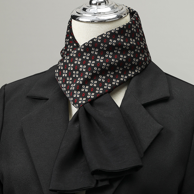Silk Scarf Square - Men's Scarf Imitation Silk Neck Scarf