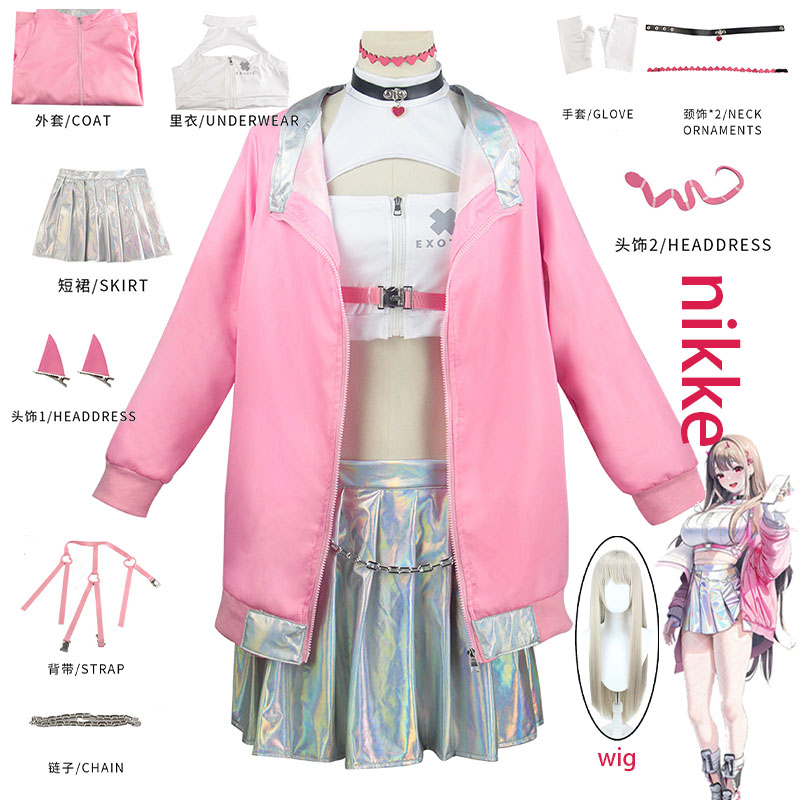 WHH Anime Nikke Viper Cosplay  - Women Accessories Set 评论和价格