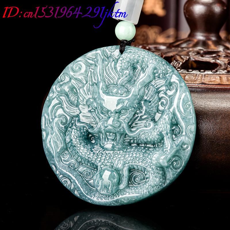 Burmese Jadeite Dragon Pendant - Women Accessories For Gift 评论和价格