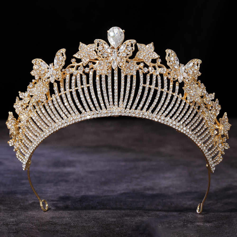 Alloy Lotus Crown Headpiece fo - Women Accessories For Wedding 评论和价格