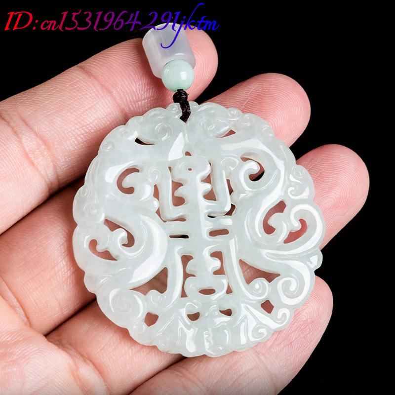 Burmese Jadeite Dragon Pendant - Women Accessories For Gift 评论和价格