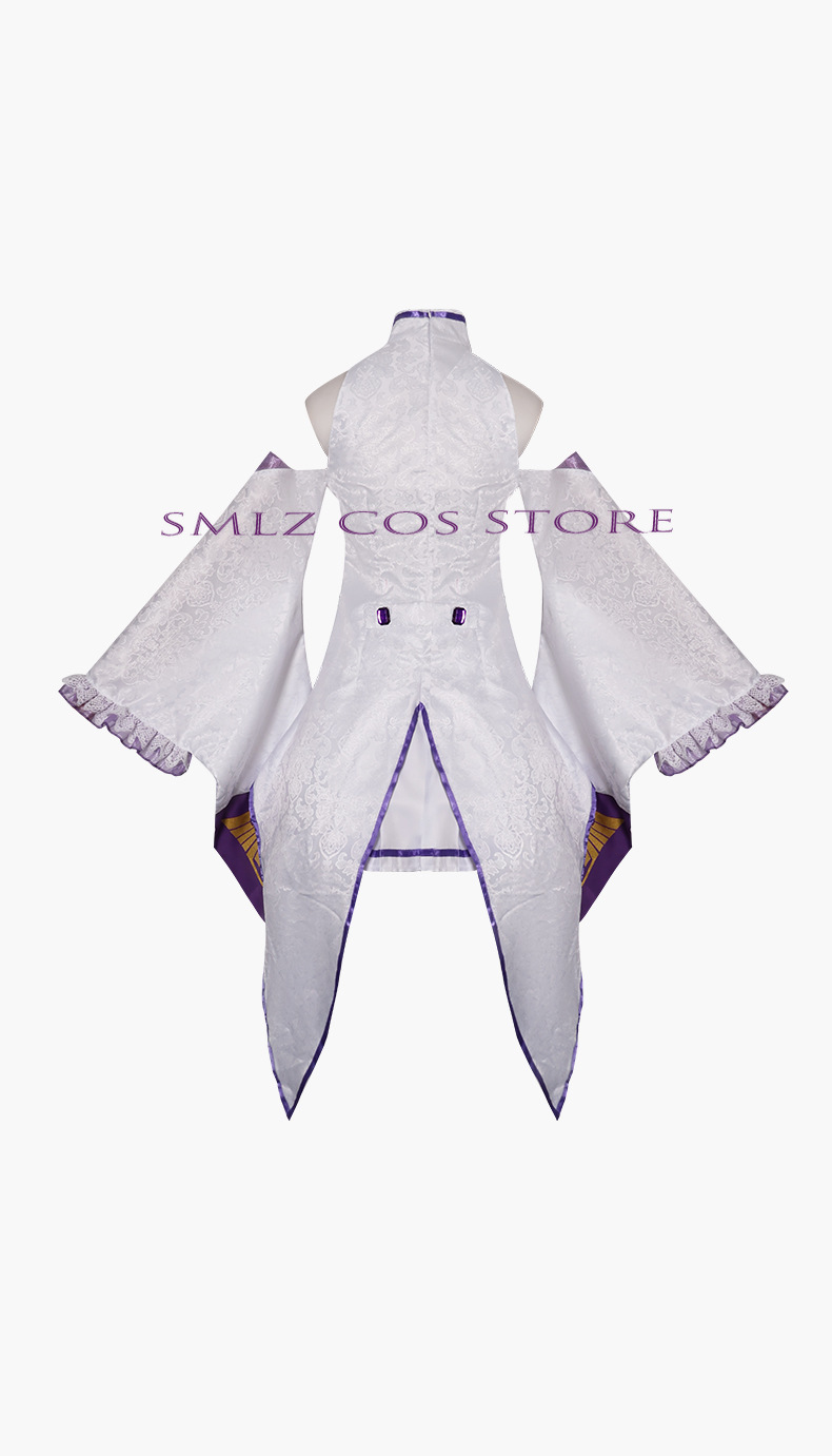 Emilia Cosplay Anime Re Zero K - Women Accessories Set 评论和价格