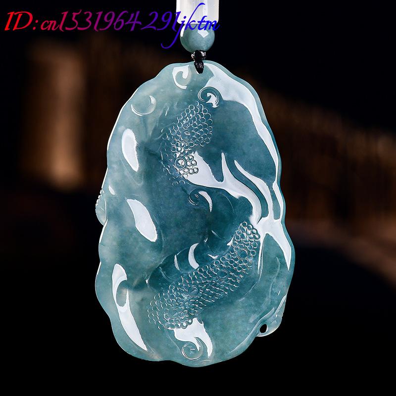 Natural Burmese Jadeite Dragon - Women Accessories For Gift 评论和价格