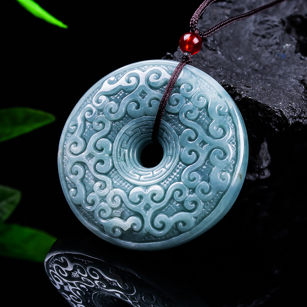 Natural Burmese Jadeite Flower - Women Accessories For Gift 评论和价格
