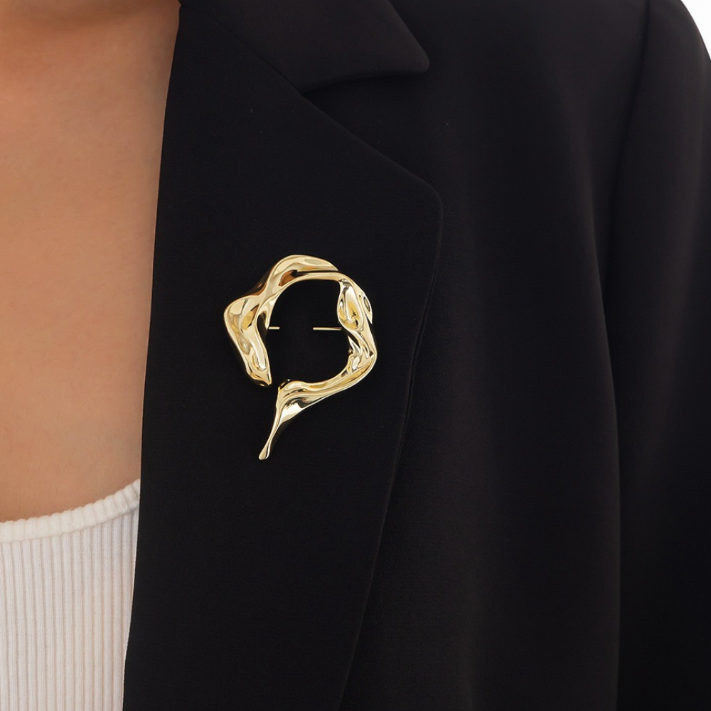 New Fashion Irregular Brooches - Women Accessories Trendy 评论和价格
