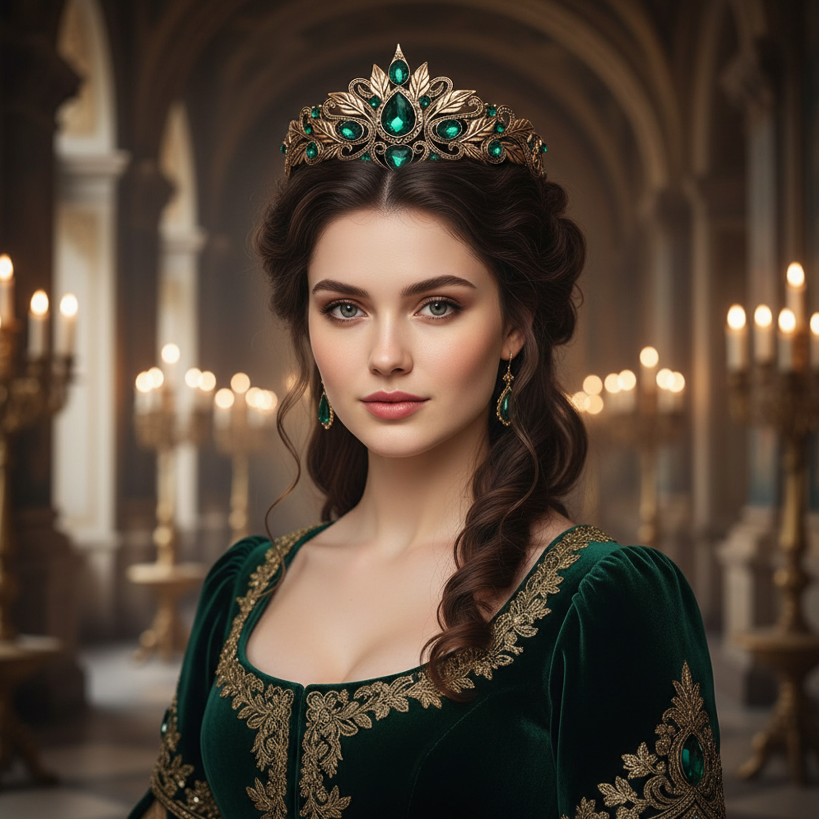 Baroque Style Round Tear Drop  - Women Accessories For Wedding 评论和价格