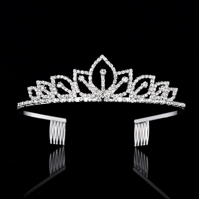 Silver Color Sparkling Rhinest - Women Accessories For Gift 评论和价格