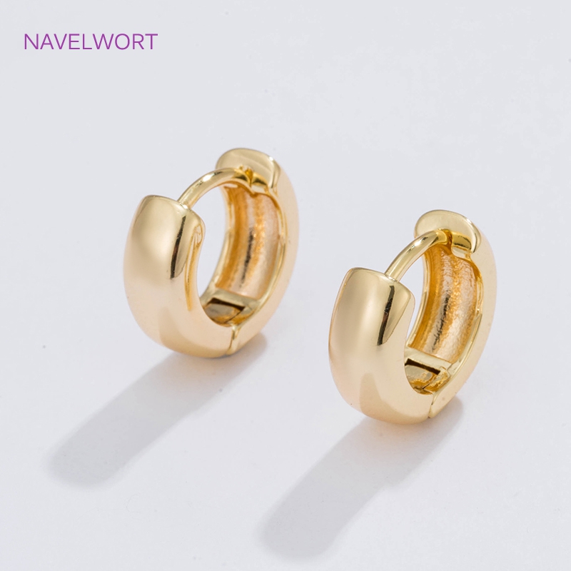 6 Sizes Gold Plated Circle Hoo - Women Accessories Earrings 评论和价格