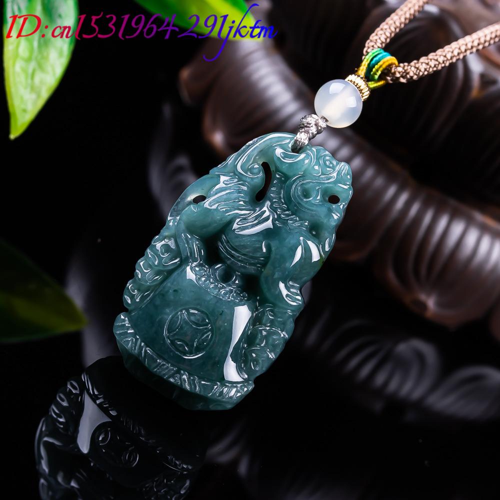 Burmese Jadeite Pixiu Pendant  - Women Accessories For Gift 评论和价格