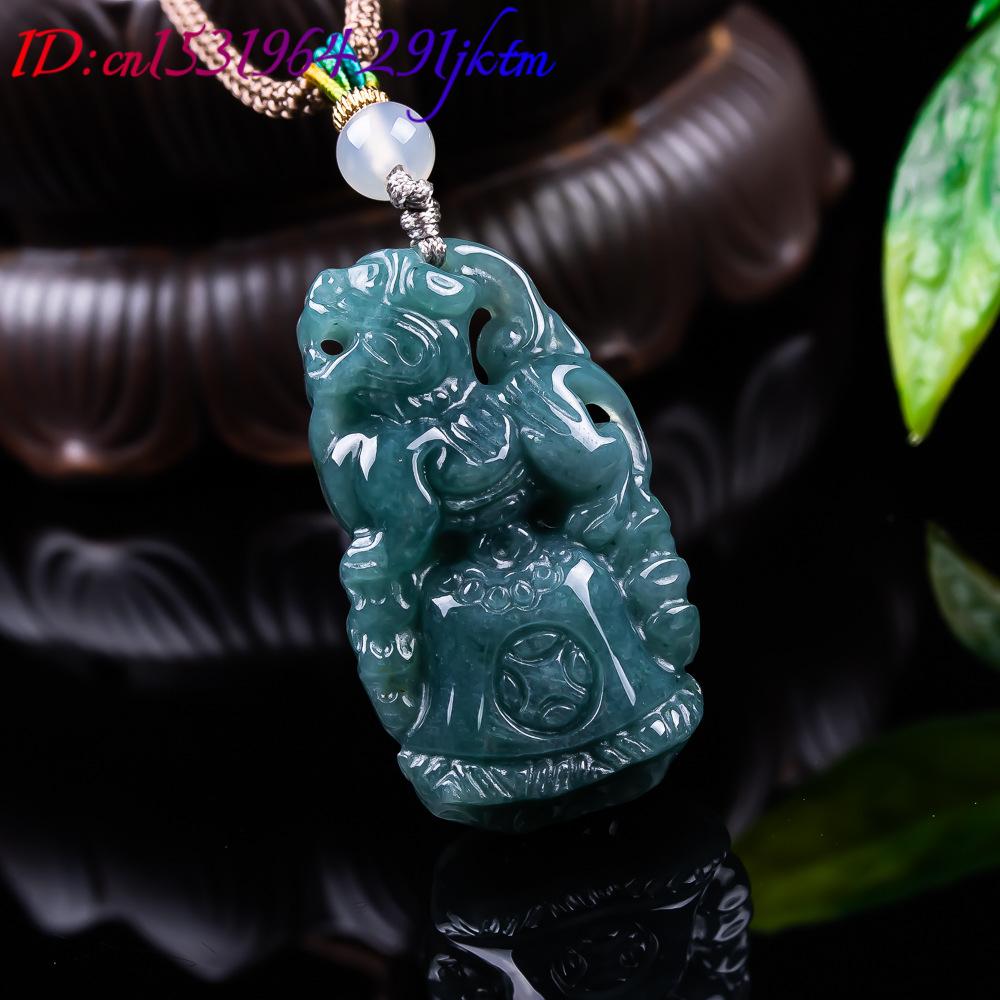 Burmese Jadeite Pixiu Pendant  - Women Accessories For Gift 评论和价格