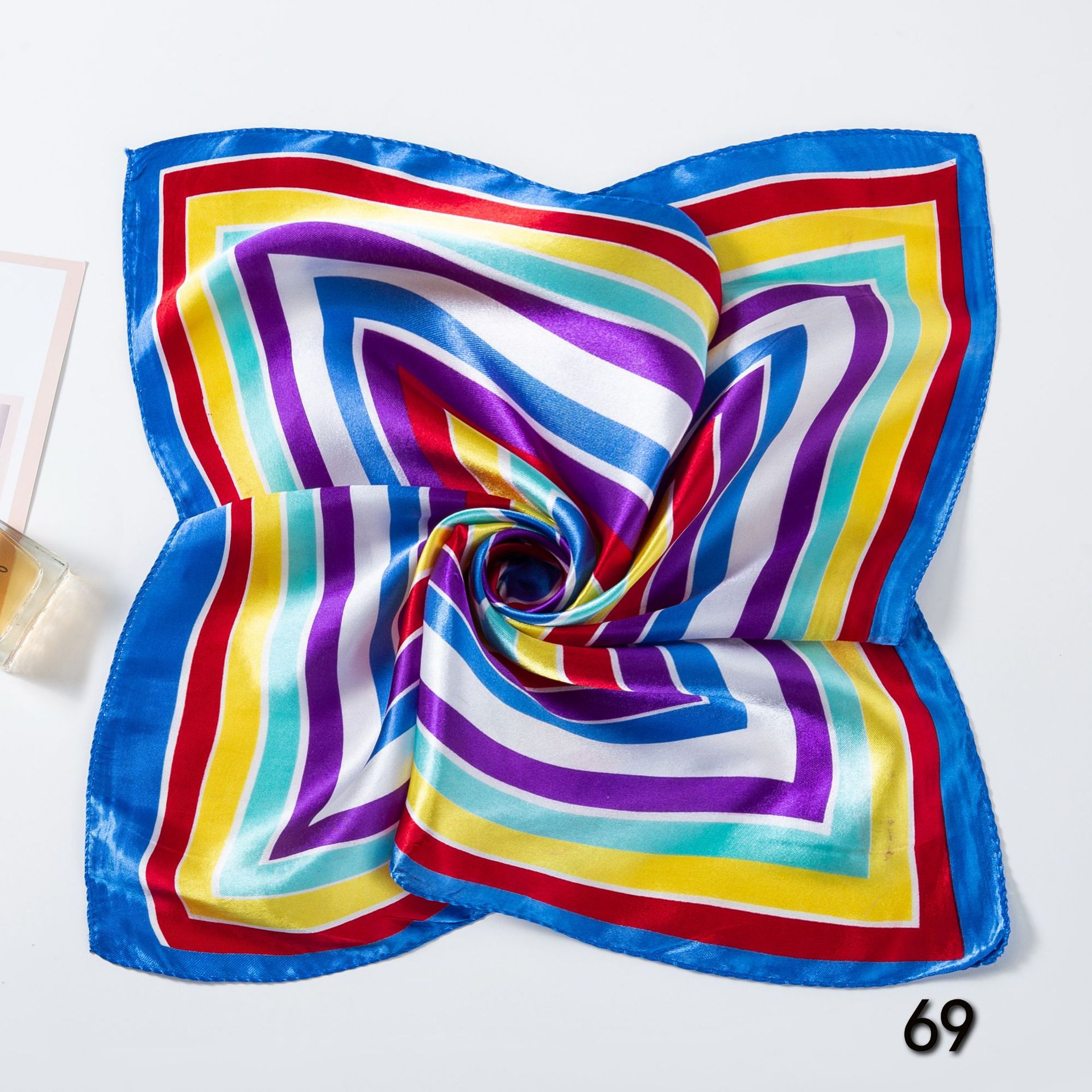 50*50cm Square Silk Scarves Sc - Silk Scarf Square 评论和价格