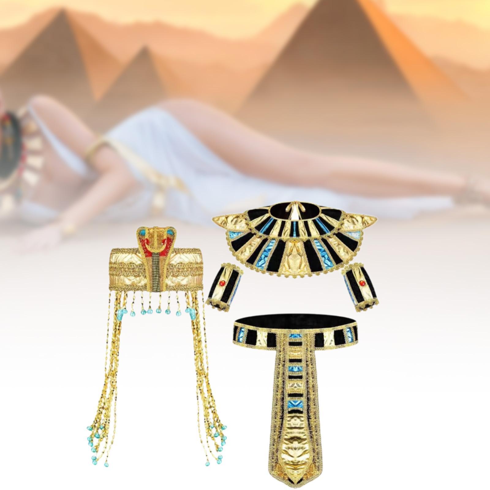 5Pcs Womens Egyptian Costume A - Women'S Egyptian Accessories 评论和价格