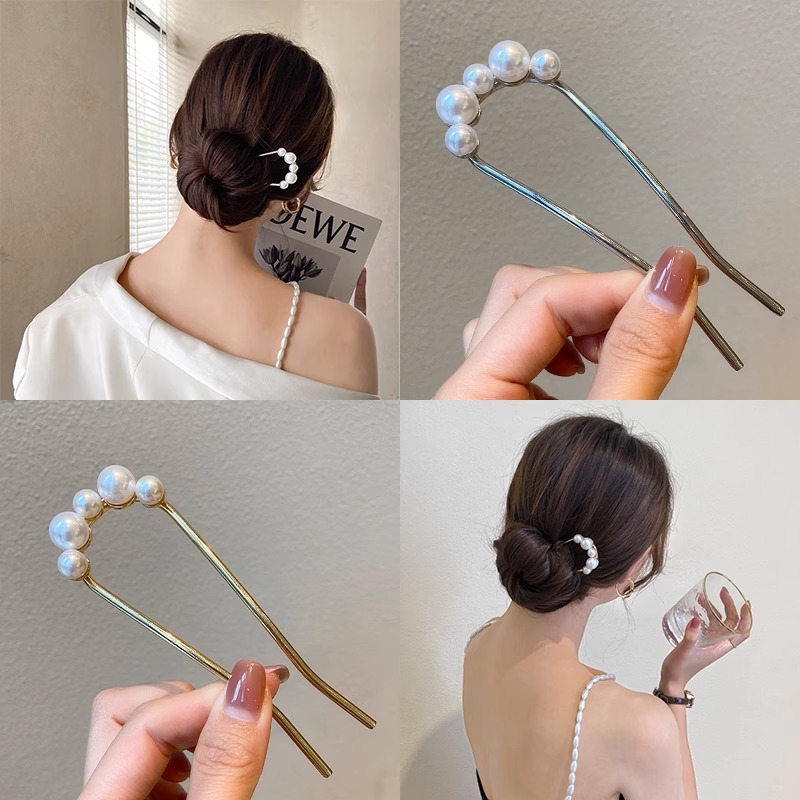 New Metal Vintage U Shape Hair - Women Accessories Trendy 评论和价格