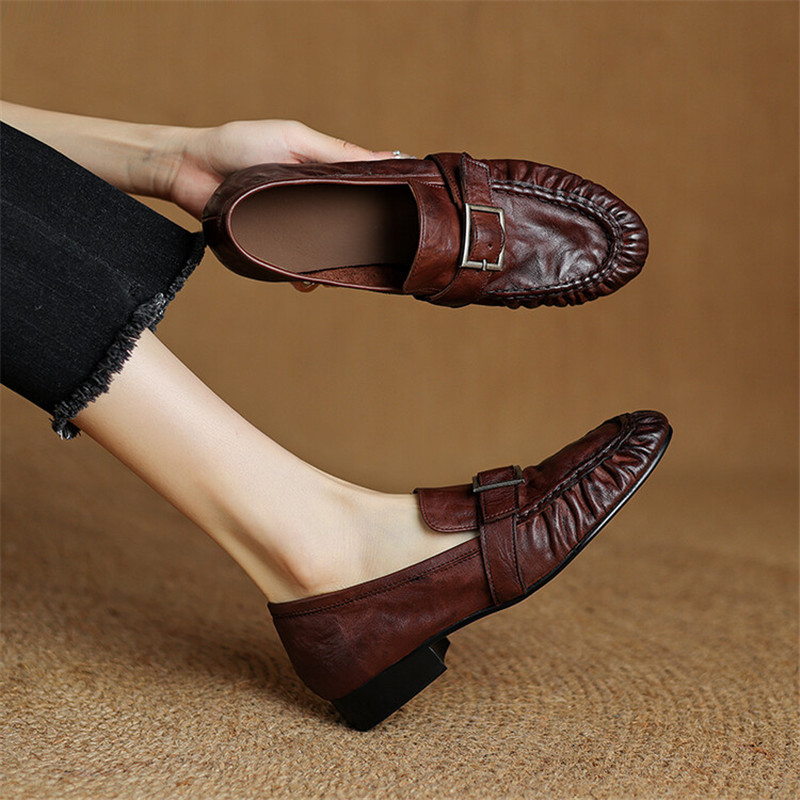 New Autumn Genuine Leather Wom - Women'S Shoes And Accessories 评论和价格
