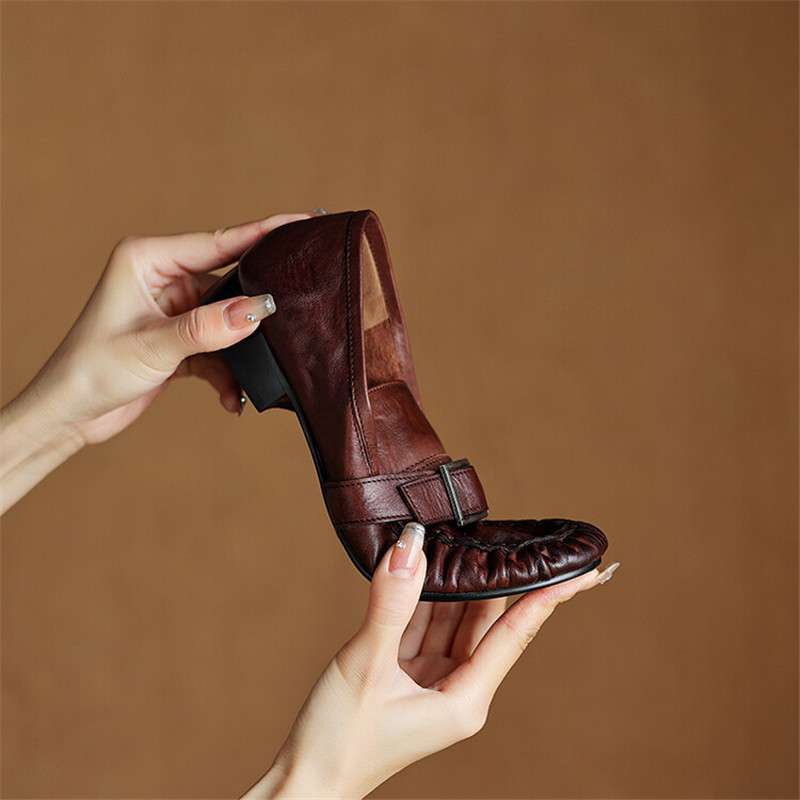 New Autumn Genuine Leather Wom - Women'S Shoes And Accessories 评论和价格