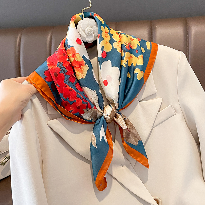 70x70cm Silk Scarf Square For  - Silk Scarf Square 评论和价格