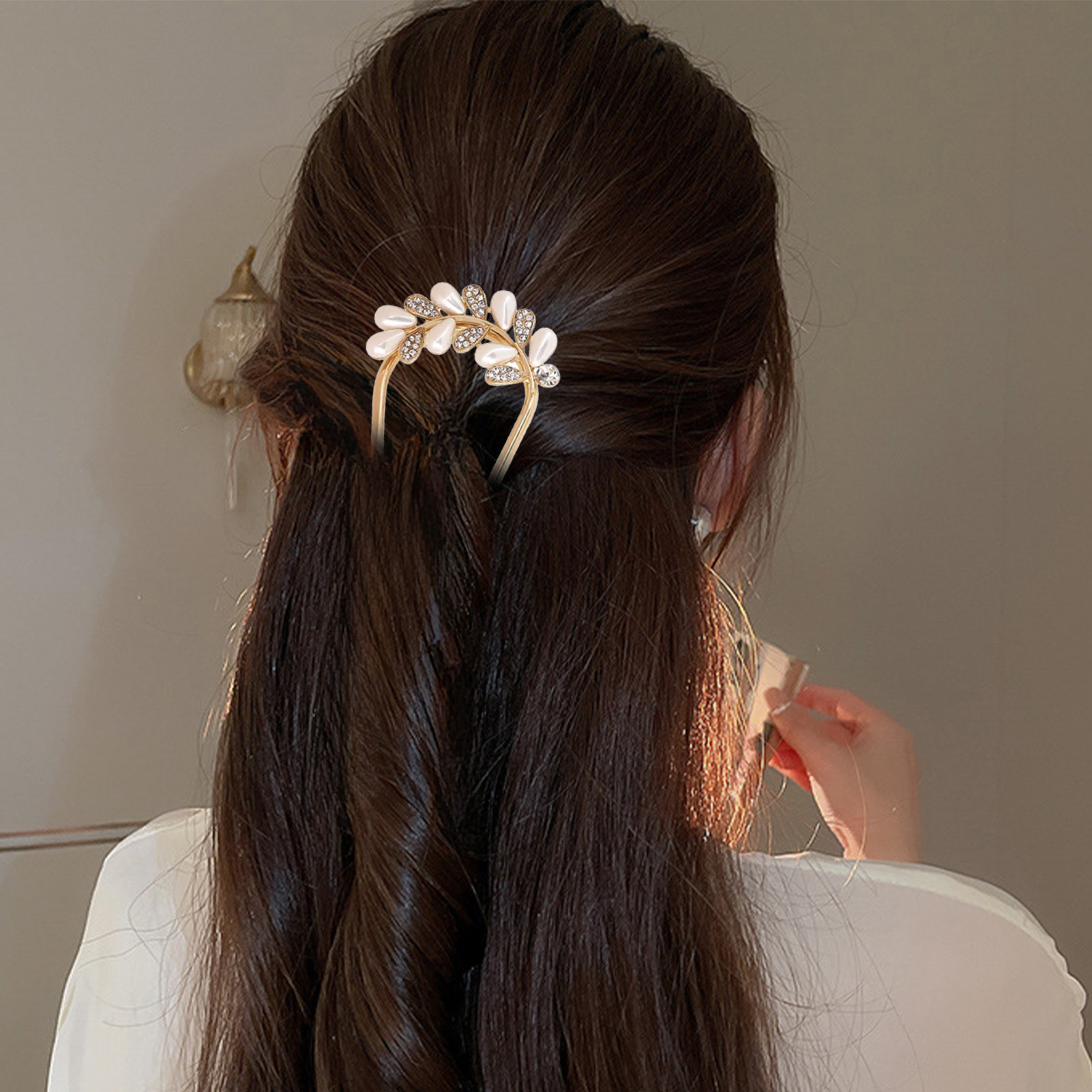 1/2pcs U Shaped Hairpin for Wo - Women Accessories Trendy 评论和价格