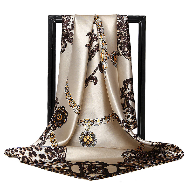90*90cm Ladies Silk Scarf Band - Silk Scarf Square 评论和价格
