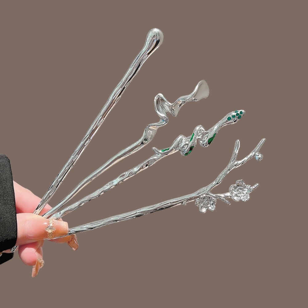 New Chinese Style Silver Metal - Women Accessories Trendy 评论和价格