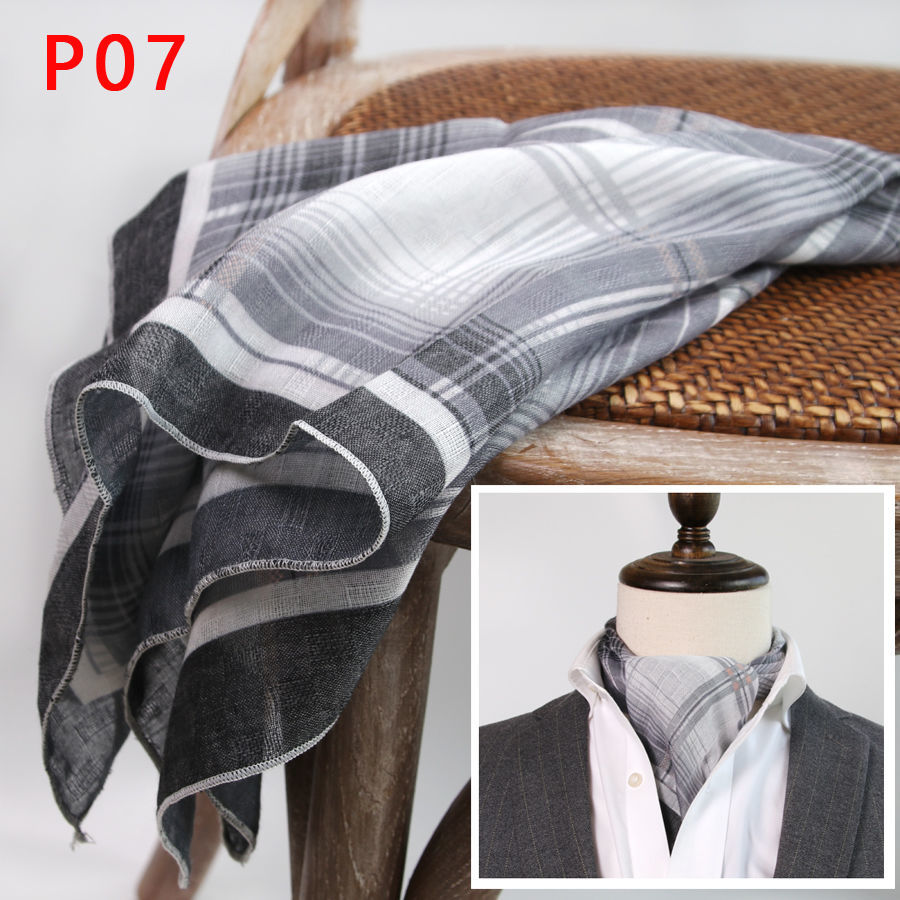 Men's Square Scarf with Button - Silk Scarf Square 评论和价格