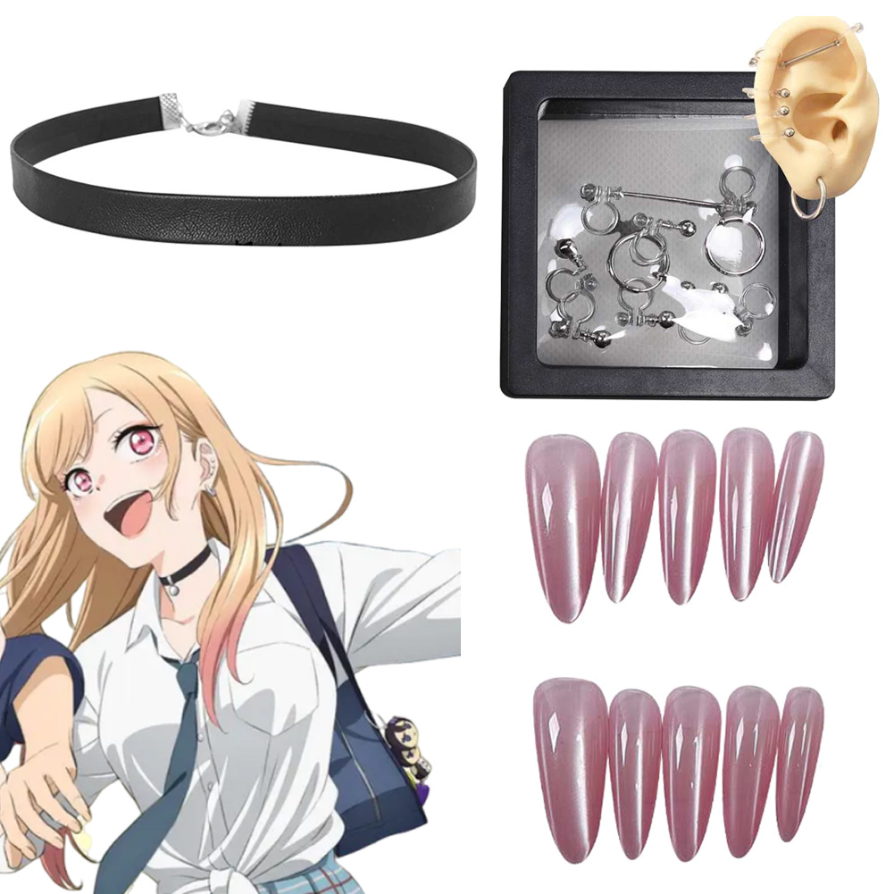 Anime Dress Up Darling Cosplay - Women Accessories Earrings 评论和价格