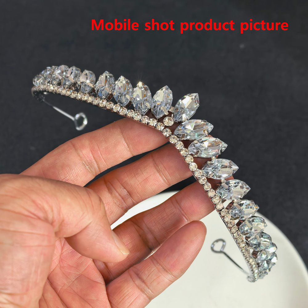Minimalist Crystal Wedding Hai - Women Accessories For Wedding 评论和价格