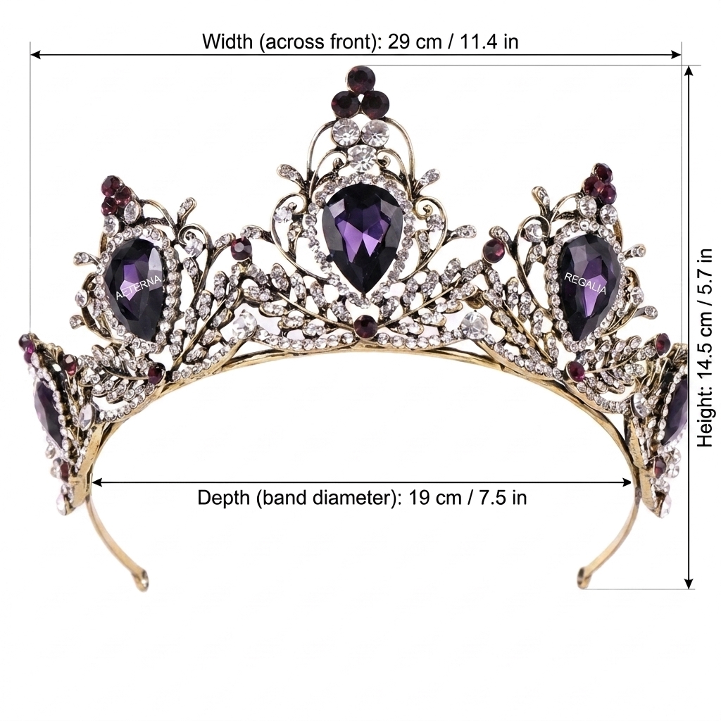 Crown Headpiece Lightweight Ba - Women Accessories For Wedding 评论和价格