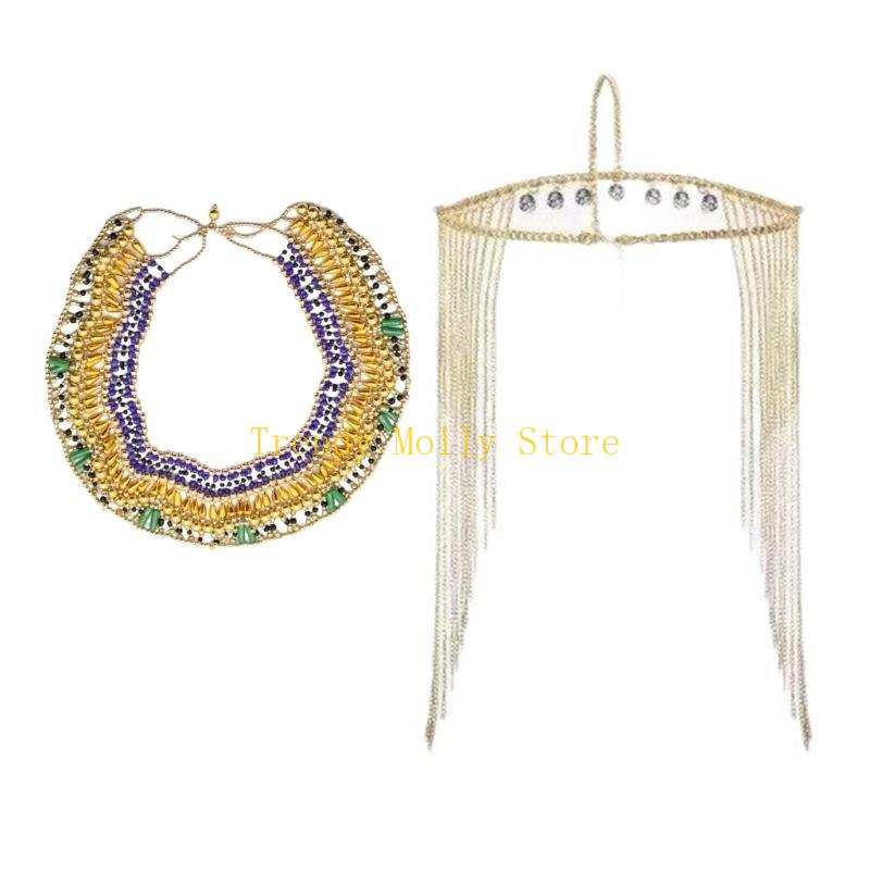 N5KB Egyptian Dress Up Accesso - Women'S Egyptian Accessories 评论和价格