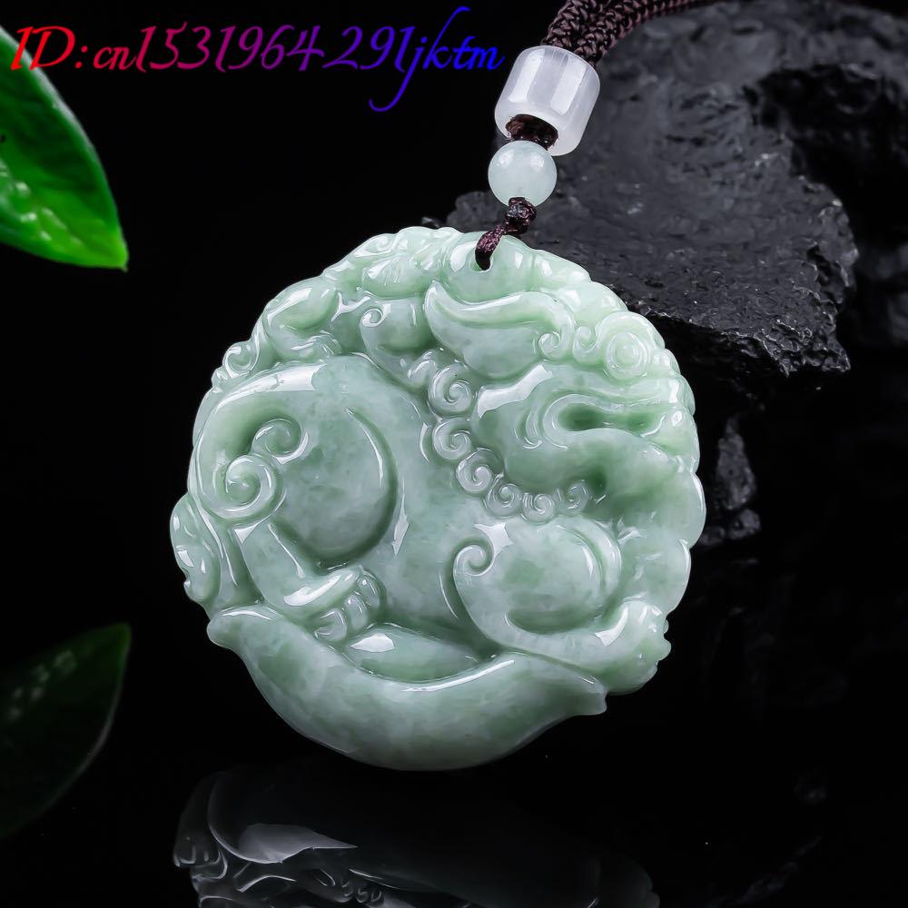 Natural Myanmar Jadeite Pixiu  - Women Accessories For Gift 评论和价格