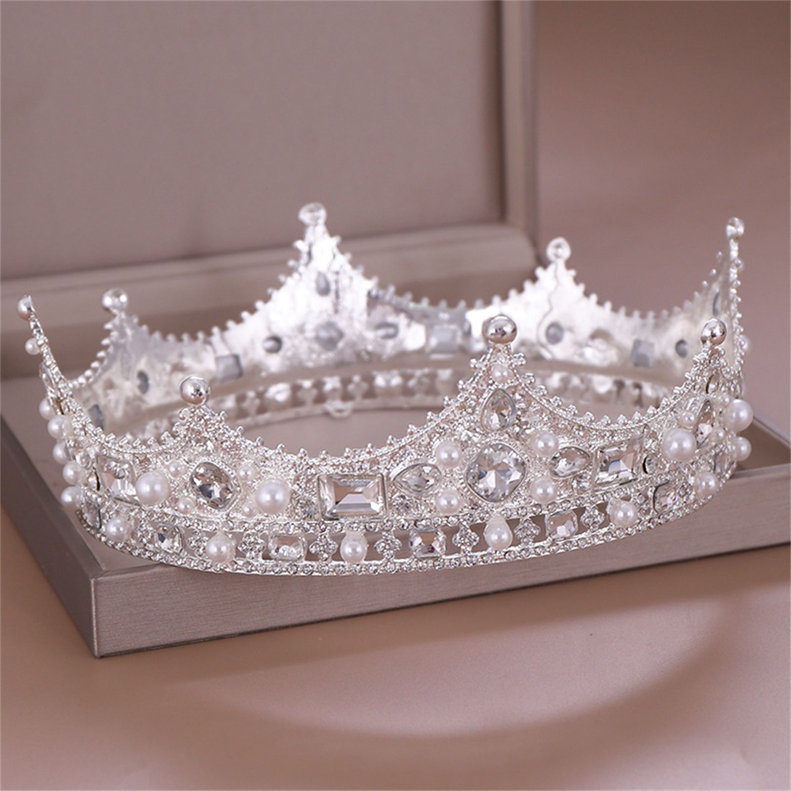 Alloy Crown Tiara Retro Bridal - Women Accessories For Wedding 评论和价格