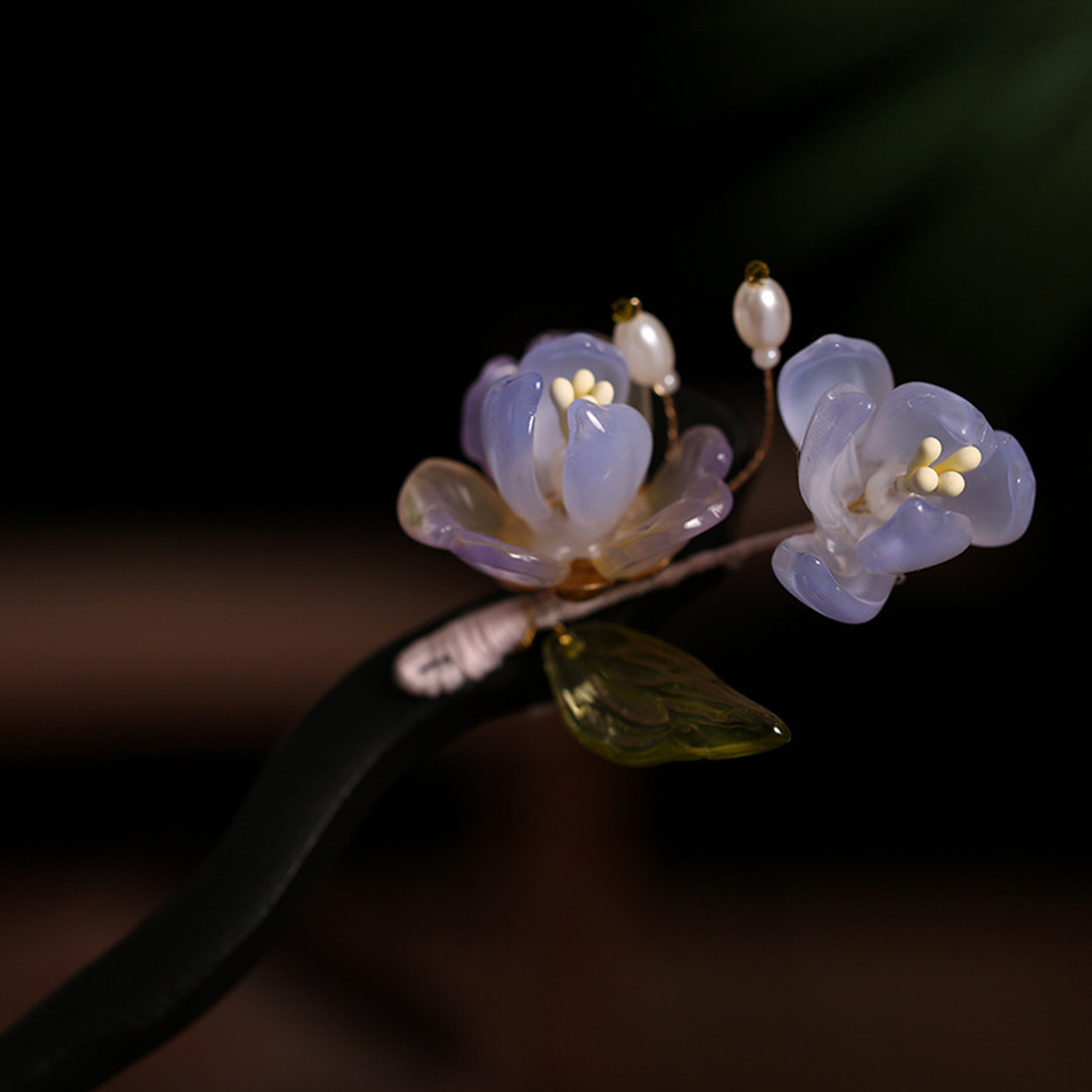 Vintage Wooden Flower Hairpin  - Women Accessories Trendy 评论和价格