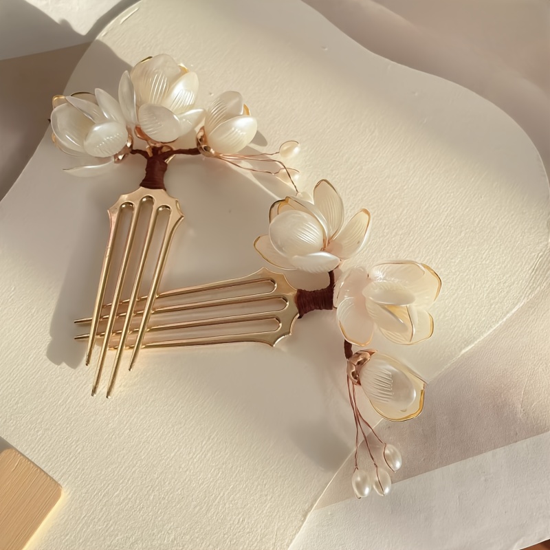 Chinese Style Shell Magnolia F - Women'S Accessories H&M 评论和价格