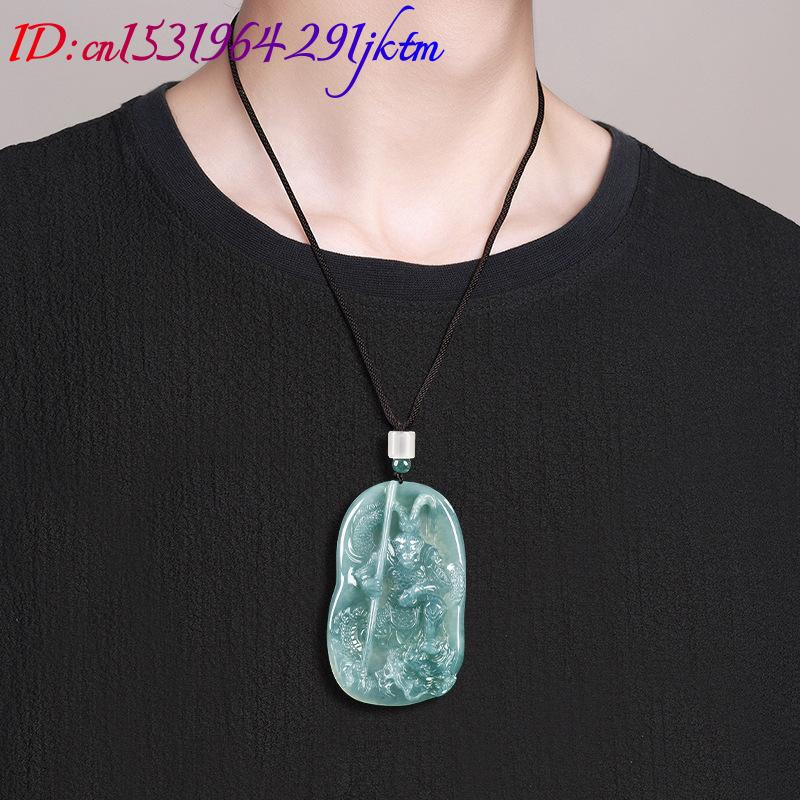 Burmese Jadeite Monkey King Pe - Women Accessories For Gift 评论和价格