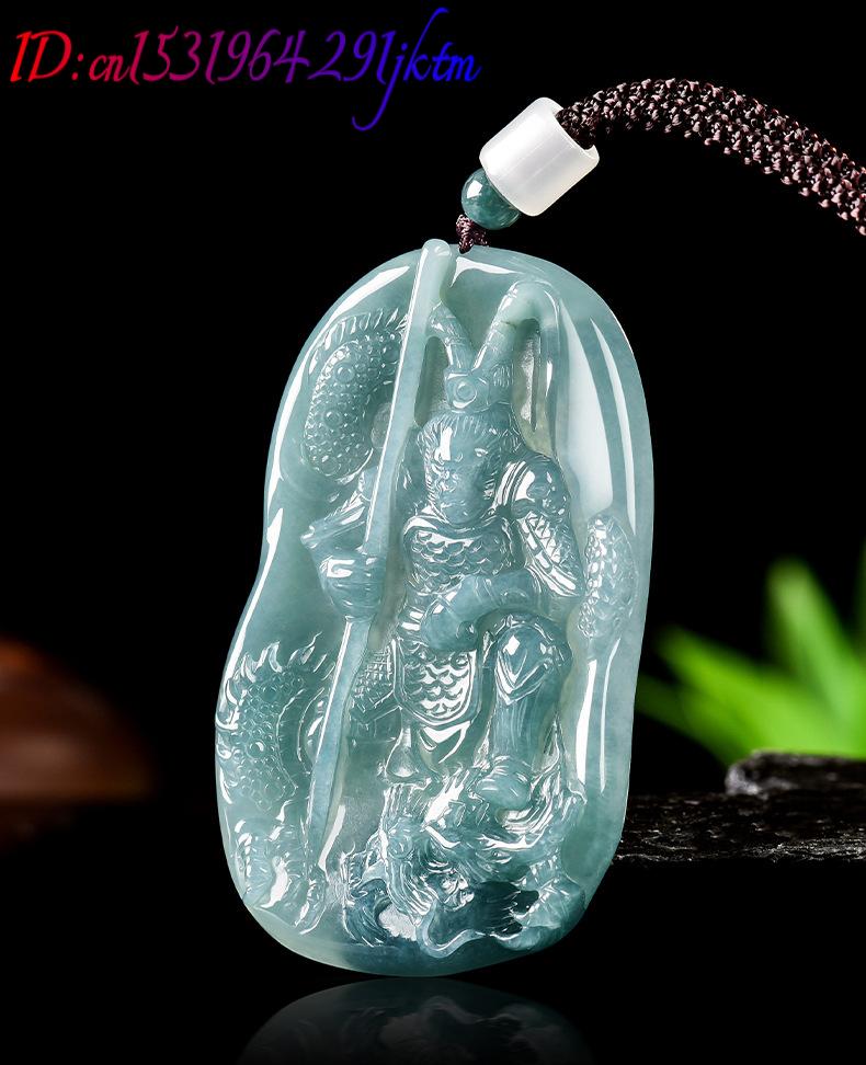 Burmese Jadeite Monkey King Pe - Women Accessories For Gift 评论和价格